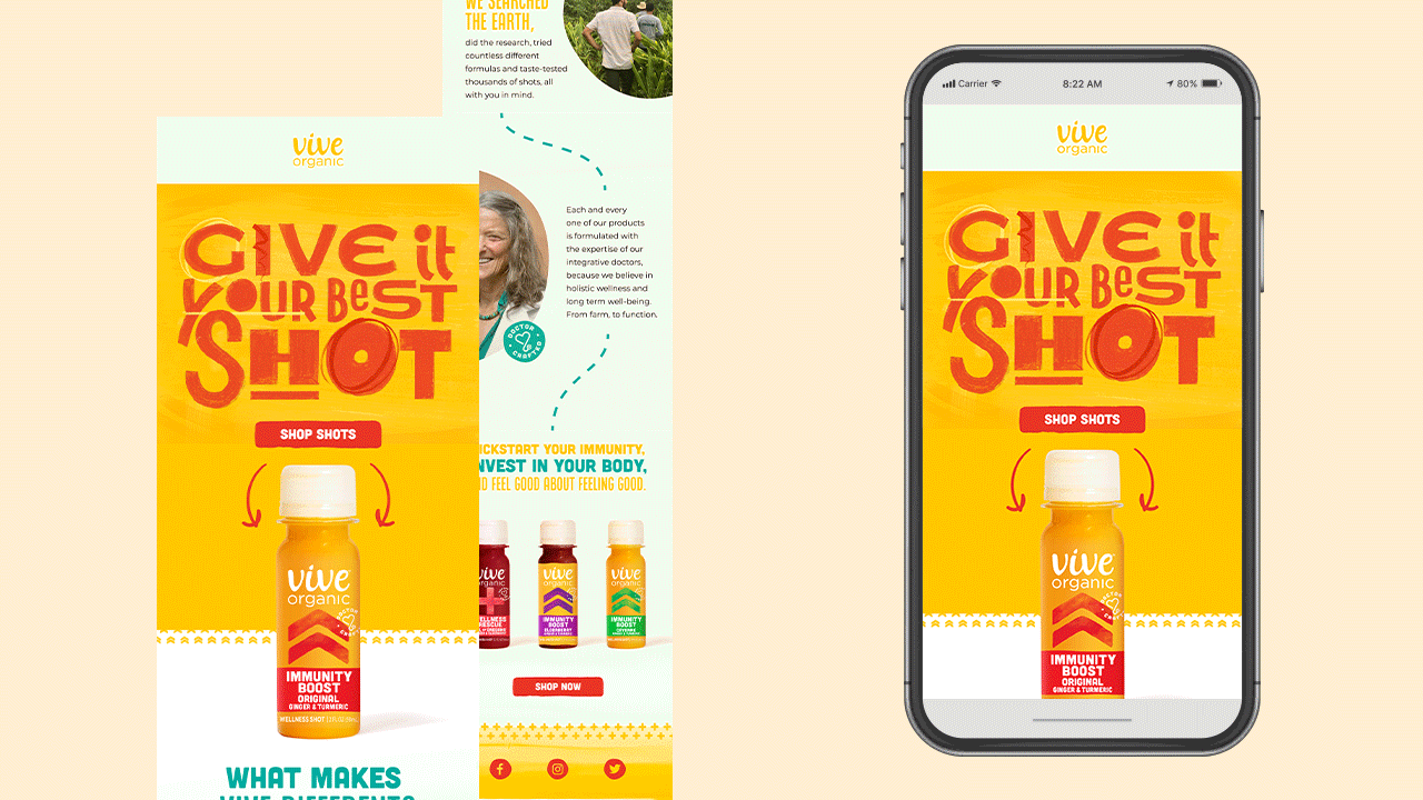 Vive Organic — slide 72