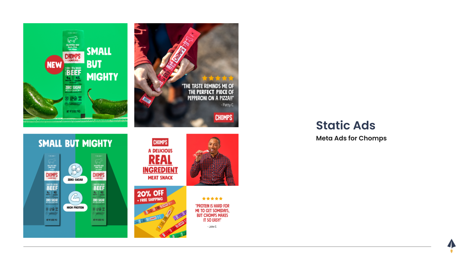 Chomps static ads spread