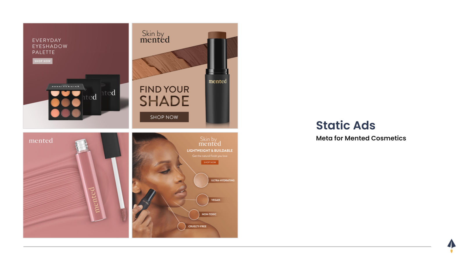 Mented Cosmetics ads