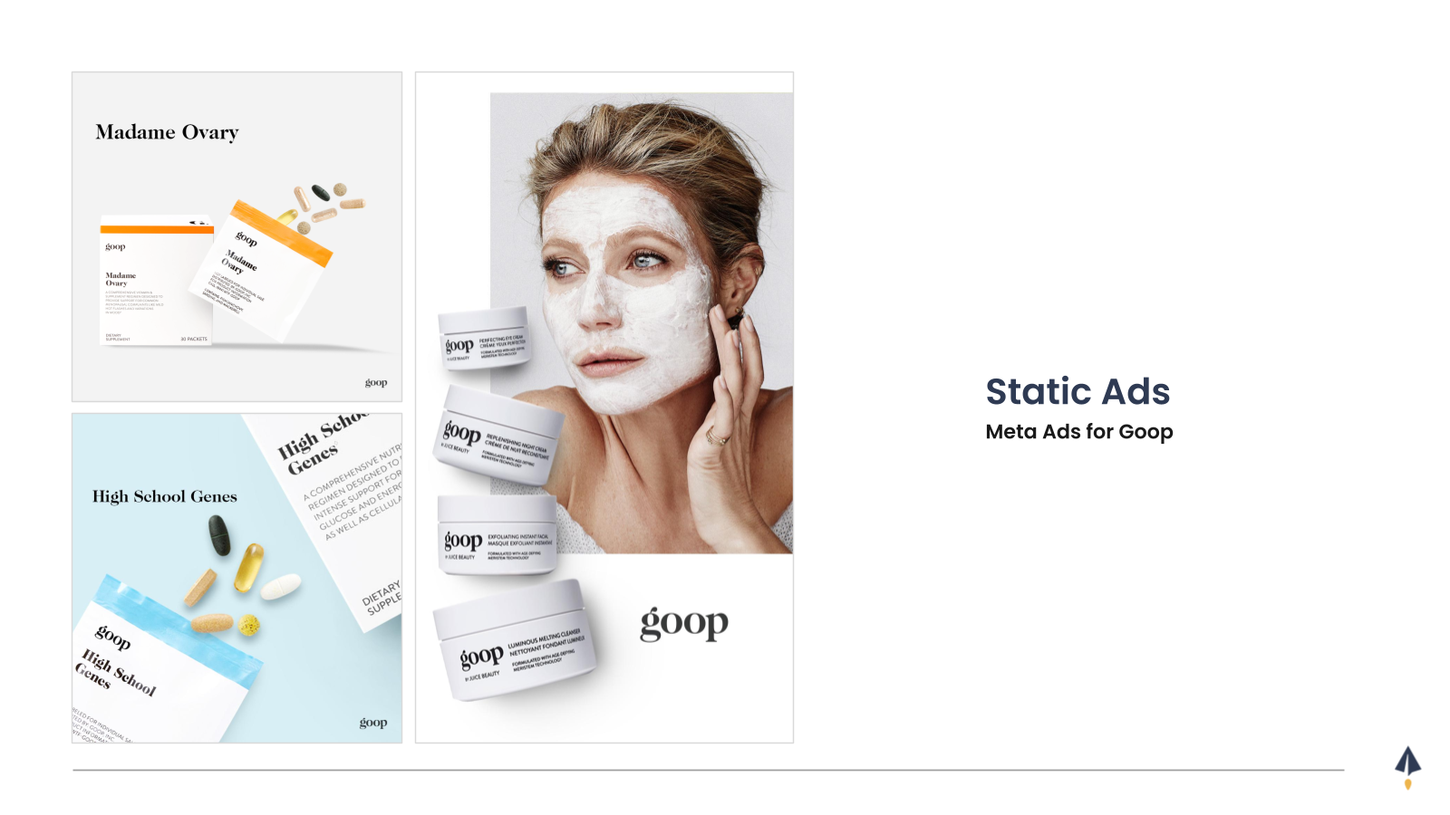 Goop static ad set